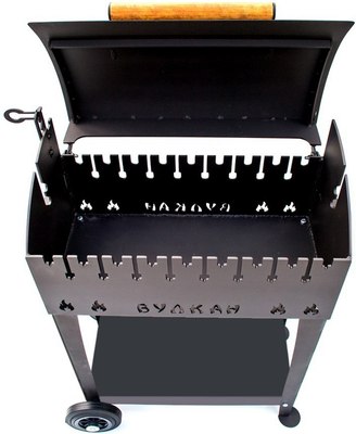 Мангал Вулкан Гриль 4мм на колесах