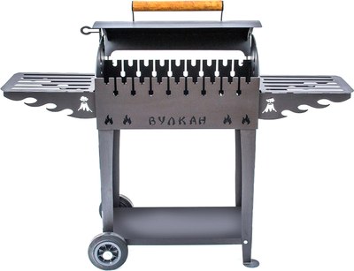 Мангал Вулкан Гриль М 4мм на колесах - фото