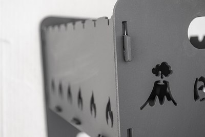 Мангал Вулкан Мини разборный 3мм