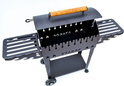 Мангал Вулкан Гриль М 5мм на колесах