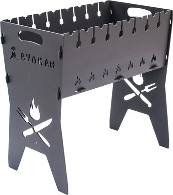 Мангал Вулкан 4мм разборный - фото