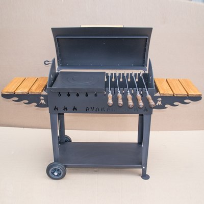 Мангал Вулкан Гриль В XL 4мм на колесах