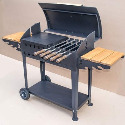 Мангал Вулкан Гриль В XL 4мм на колесах