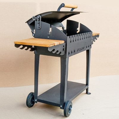 Мангал Вулкан Гриль В XL 4мм на колесах