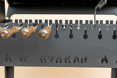 Мангал Вулкан Гриль М XL 4мм на колесах