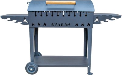 Мангал Вулкан Гриль М XL 5мм на колесах - фото