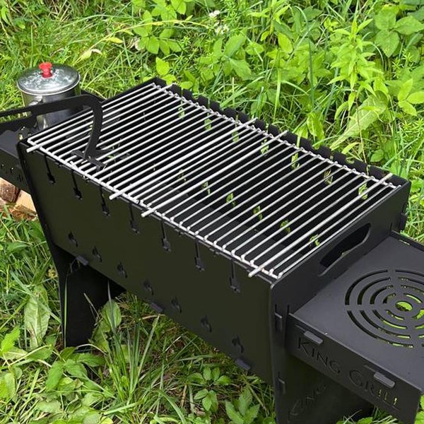 Набор решеток для мангала Вулкан S со съемной ручкой