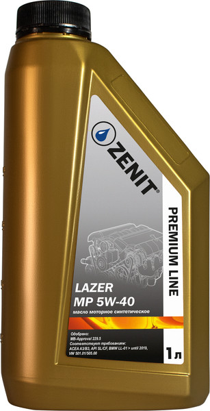 Моторное масло Zenit Premium Line Lazer MP 5W-40 / 21002211 - фото