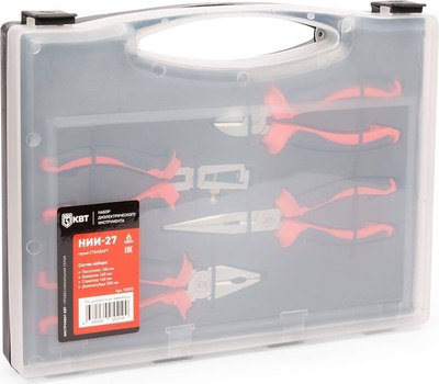 Набор губцевого инструмента КВТ Стандарт НИИ-27 / 92070