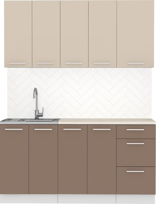 Кухонный гарнитур Артём-Мебель Оля СН-114 без стекла МДФ 1.6/3м - фото