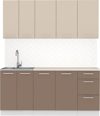 Кухонный гарнитур Артём-Мебель Оля СН-114 без стекла МДФ 1.8м - фото