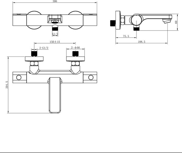 Смеситель Lauter Temp / 21YH50427-4