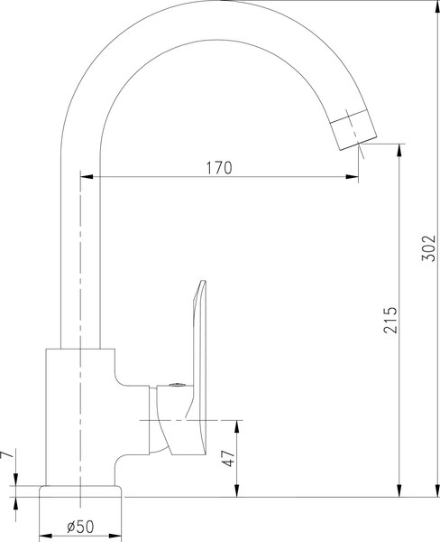 Смеситель Lauter Atrio 21DF1508