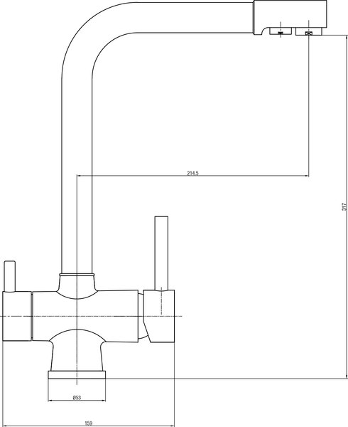 Смеситель Lauter Line 21АМ62311
