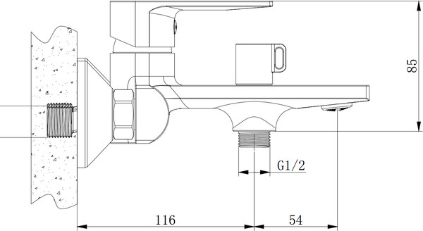 Смеситель Lauter Reef 21CK6678BS