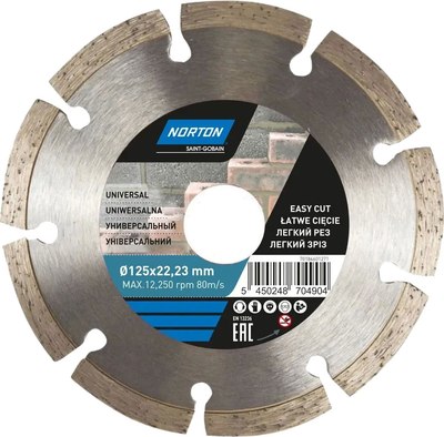 Отрезной диск алмазный Norton 125x22.2 / 70184601271 - фото