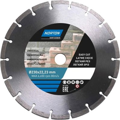 Отрезной диск алмазный Norton 230x22.2 / 70184601273 - фото
