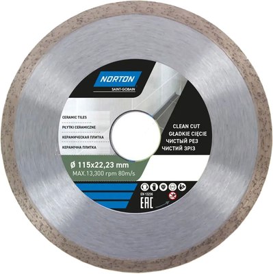 Отрезной диск алмазный Norton 115x22.2 / 70184601274 - фото