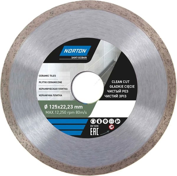 Отрезной диск алмазный Norton 125x22.2 / 70184601275 - фото