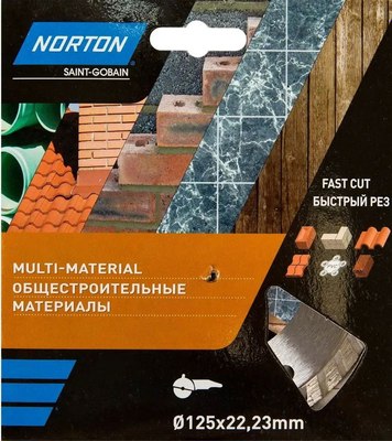 Отрезной диск алмазный Norton 125x22.2 / 70184603362