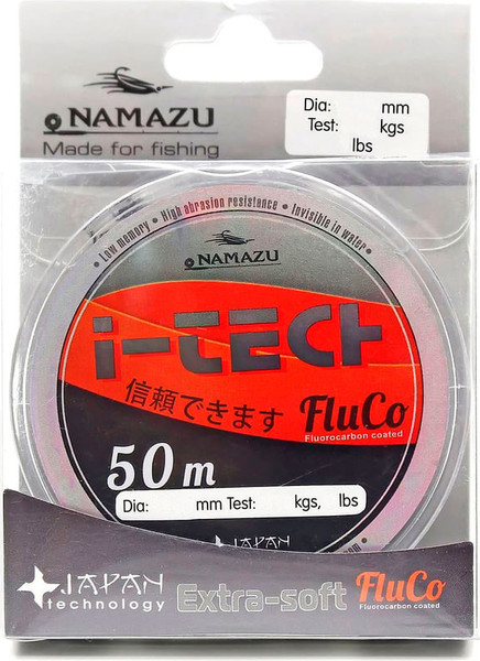 Леска монофильная Namazu I-Tech Fluco 0.128 мм - фото