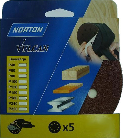 Набор шлифлистов Norton 150 мм Р320 / 69957373250 - фото