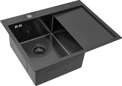 Мойка кухонная Arfeka Eco AR PVD Nano 65x50 L - фото