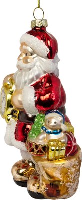 Елочная игрушка Грай Санта Клаус с часами Ф-245