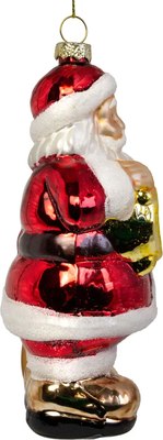Елочная игрушка Грай Санта Клаус с часами Ф-245