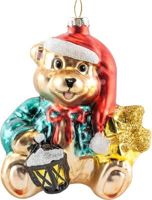 Елочная игрушка Грай Мишка с фонарем Ф-264 - фото