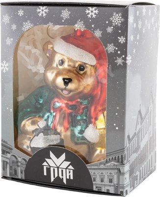 Елочная игрушка Грай Мишка с фонарем Ф-264