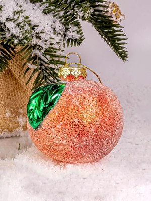 Елочная игрушка Грай Мандарин Ф-268