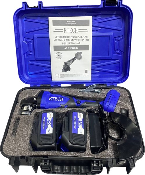 Угловая шлифовальная машина Etech AG-21/125BL