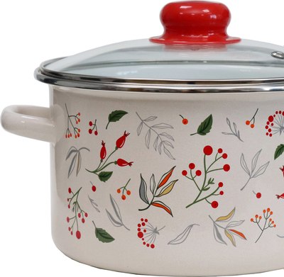 Кастрюля Эмаль Ягодки 33-Б1612С/4