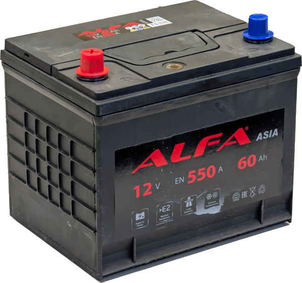 Автомобильный аккумулятор ALFA battery Asia JL 550A