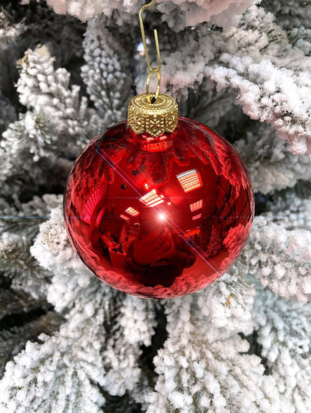 Шар новогодний Justys G-24