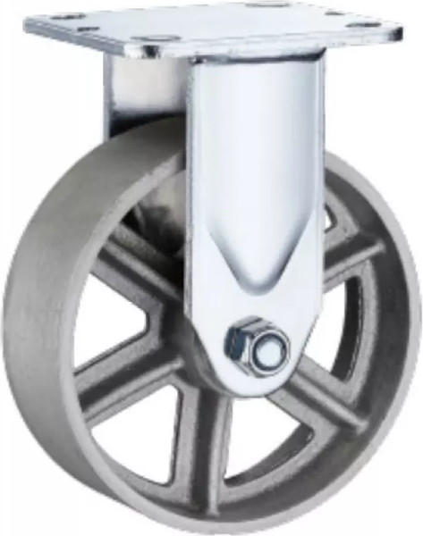 Колесо для тележки складской TOR FCS 46 100мм чугунное F / 1027224 - фото