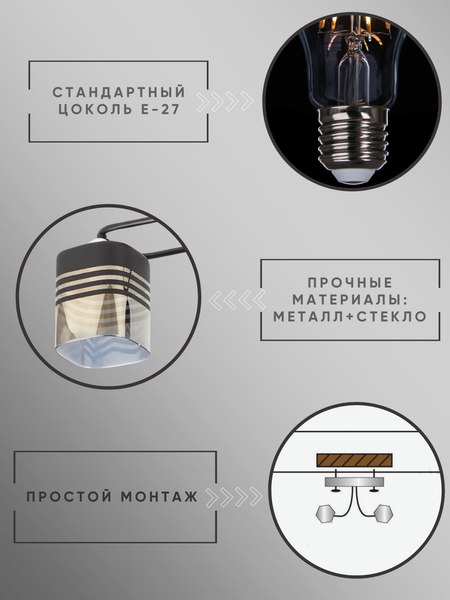 Потолочный светильник Aitin-Pro НПБ 02-2x60-101 / 70205/2