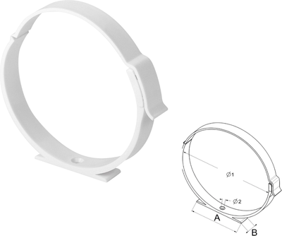 Держатель воздуховода Awenta KO125-28