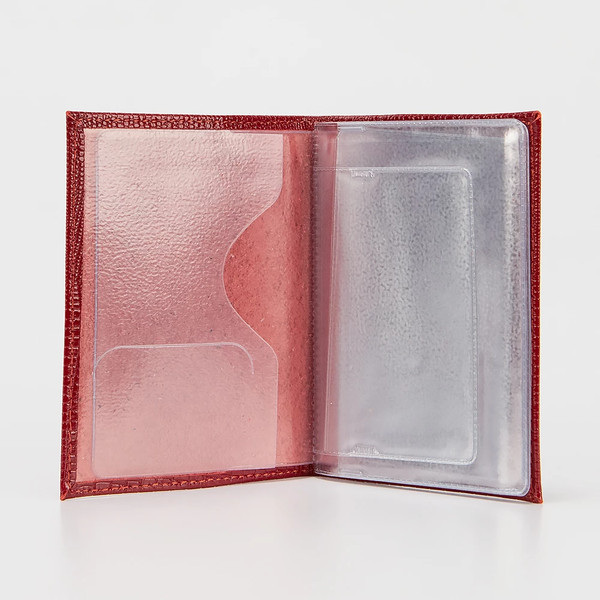 Обложка для автодокументов Poshete 681-AV3600001-RED