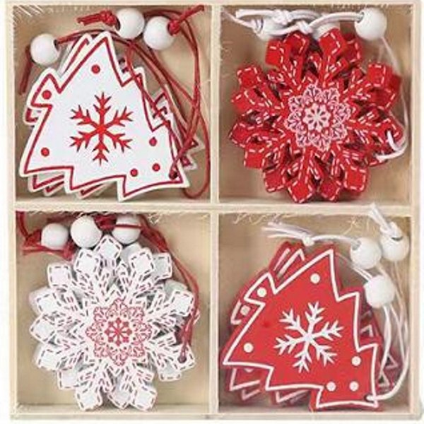 Набор новогодних подвесок Miland Праздничная россыпь / НУ-3918 - фото