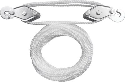 Полиспаст TOR 2-блочный г/п 200кг с канатом 20м / 1005956 - фото