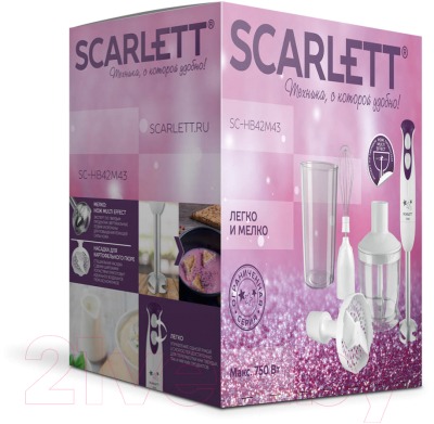 Блендер погружной Scarlett SC-HB42M43
