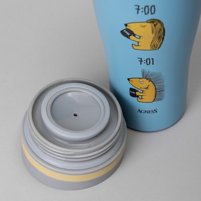 Термокружка Agness Еж 709-117