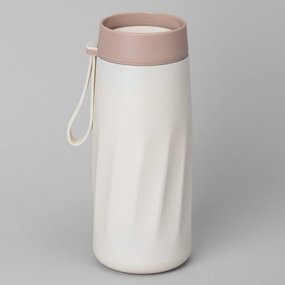 Термокружка Agness Curl Ivory 798-100