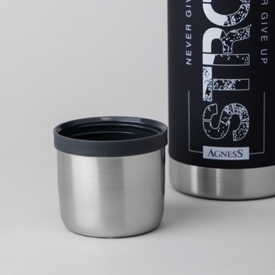Термос для напитков Agness Stay Strong 798-106