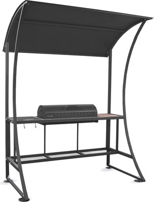 Мангал Grills Барбекю 800 с навесом (5мм) - фото