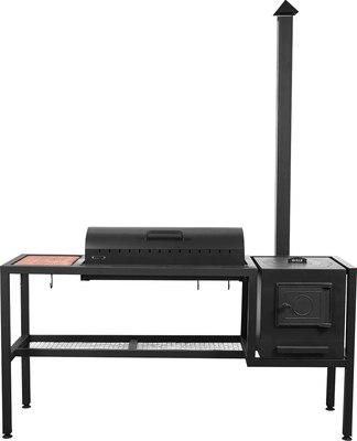 Мангал Grills Барбекю 800 с печью (5мм) - фото