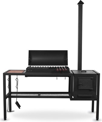 Мангал Grills Барбекю 800 с печью (5мм)