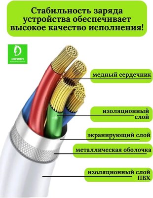Кабель VDENMENV D06L Lightning